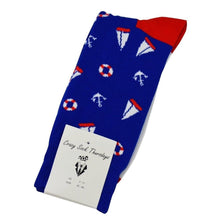 Lade das Bild in den Galerie-Viewer, Sail Away Crazy Socks - Crazy Sock Thursdays