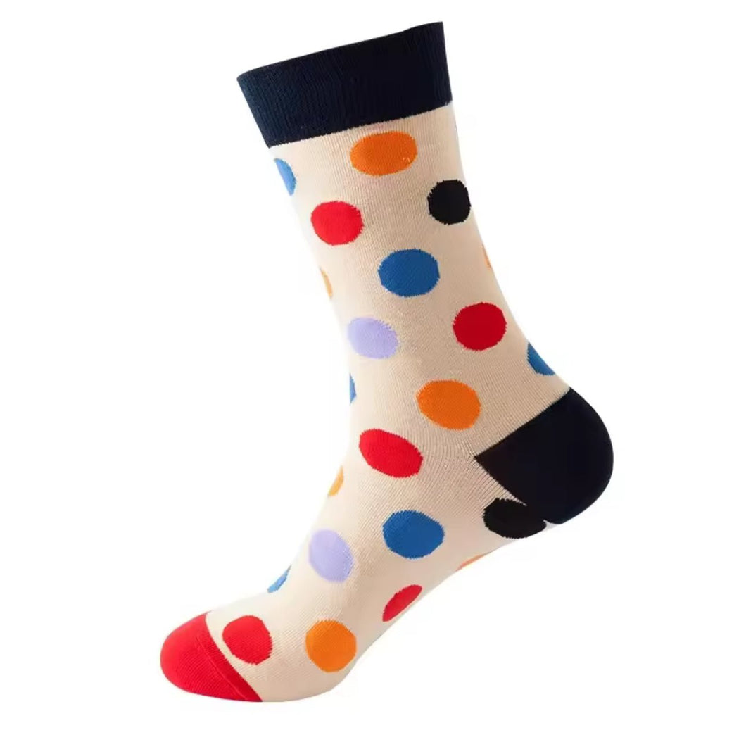Polka Dot Retro Crazy Socks - Crazy Sock Thursdays